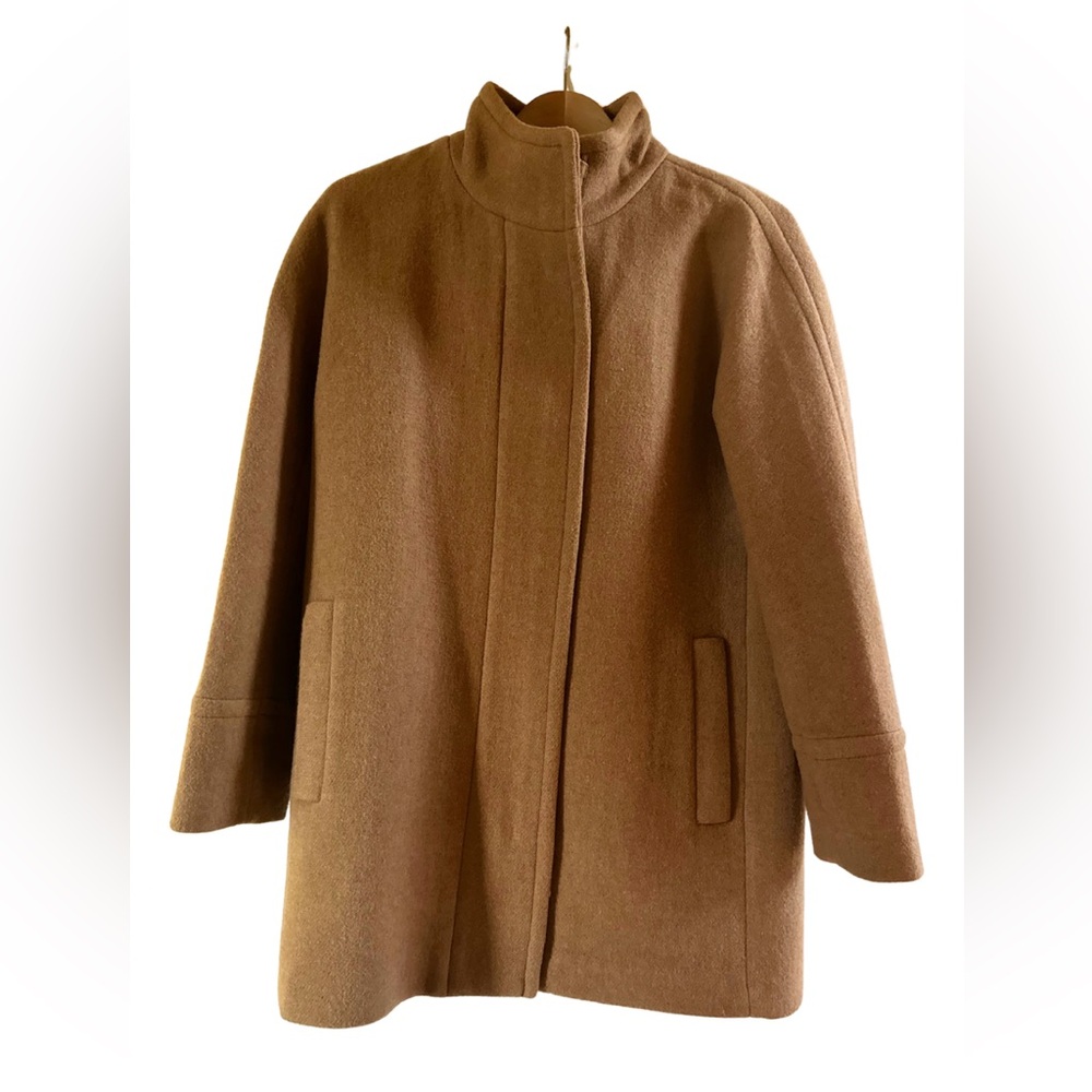 EUC- WOMENS J CREW CITY COAT 10P